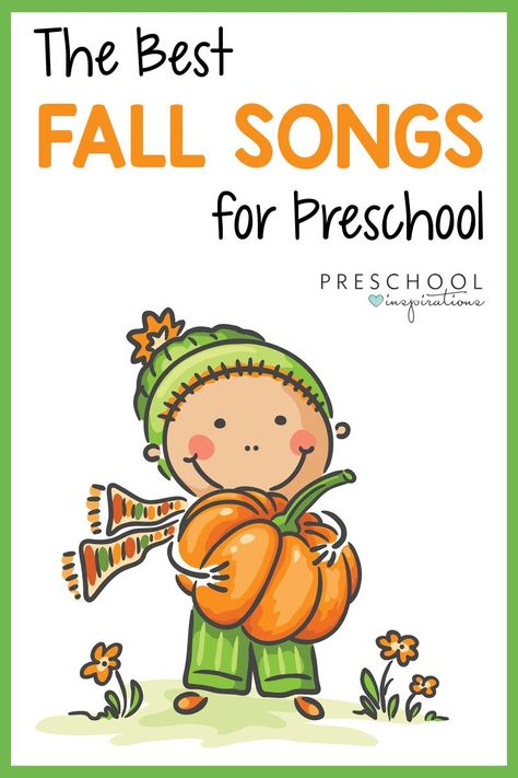 I Can Discover Autumn Preschool, Fall Themed Circle Time Activities, Sitting On The Carpet Song, September Preschool Songs, Preschool Fall Circle Time Activities, Autumn Songs For Preschool, Preschool Songs About Fall, Fall Rhymes Preschool, October Circle Time Activities