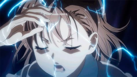 Lightning Eyes, Electric Blue Eyes, Power Visuals, Magic Gif, Lightning Powers, Mikoto Misaka, Misaka Mikoto, A Certain Magical Index, A Certain Scientific Railgun