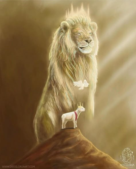 The Lion And The Lamb, Lion And The Lamb, Lion Of Judah Jesus, The Lion Of Judah, The Lamb Of God, Lion And Lamb, Jesus Artwork, Heaven Art, Jesus Christ Artwork