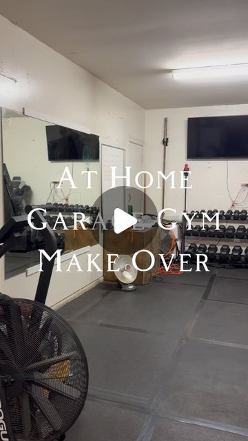 158 comments | Lisa on Instagram: "Here it is, the home gym of my dreams ✨   This is located in our garage, we have a 3 car garage but it is tandem style so one side is 2 car lengths deep, so we made the back car slot our gym! It is the perfect size for what we need it for and I am absolutely obsessed with it now! Jake and I both have a love for fitness and working out, and I am thankful we can do it right here at home, and it look pretty now too 🔥  Don’t forget to LIKE, COMMENT, SAVE, FOLLOW, & SHARE with a friend @ourTXnest It’s a great way to make sure you never miss when I make a post 🫶🏻  Modern Home Home Decor  Home Account  Moody Paint Garage Garage Gym  Home Gym  #budgetfriendlydecor #affordablehomedecor #dailyreels #homeinspo #stylewithme #interiorinspiration #pocketsofmyhome #r Two Car Garage Gym, Tandem Garage Gym, 2 Car Garage Ideas Interior, 1 Car Garage Gym, Simple Garage Gym, Garage Home Gym Ideas, Single Car Garage Gym, Moody Home Gym, Garage Gym Decor