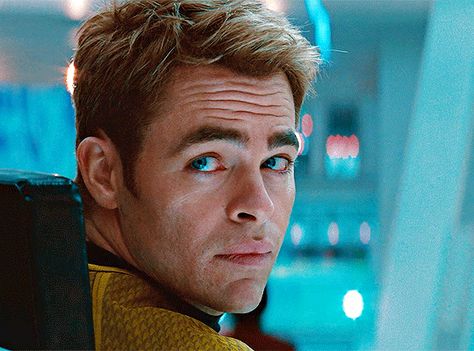 Spock/Kirk — aoskirk:   i don’t know about you guys but i... Star Trek Chris Pine, Cris Pine, Chris Pine Movies, Star Trek Gif, Jim Kirk, James Kirk, Spock And Kirk, Film Star Trek, Star Trek 2009