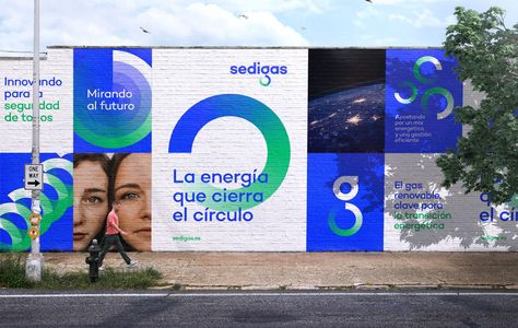 branding identity Gas enterprise company eco energy blue green Logo Design Rollup Design, Out Of Home Advertising, Gomez Palacio, Type Logo, Tech Branding, Conference Design, Energy Companies, Corporate Branding, Branding Agency