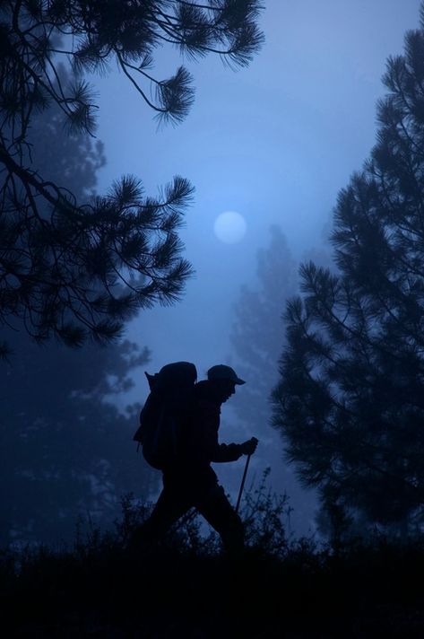 The Magic of Walking at Night | The Art of Manliness Walking At Night, Mountains At Night, Night Hiking, Change Your Perspective, Camping Aesthetic, Art Of Manliness, World Of Darkness, Start Today, Walking By