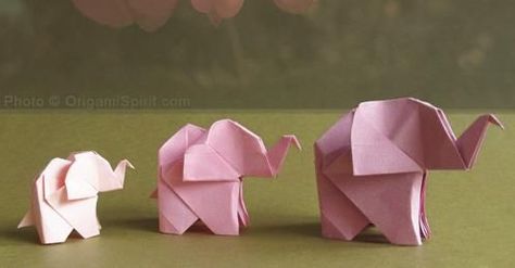 Origami Elephant, Elephant Crafts, Tutorial Origami, Origami Ball, Origami And Kirigami, Folding Origami, Origami 3d, How To Make Origami, Origami Animals