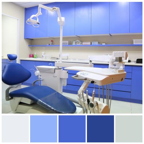 Dental Room, Dental Branding, Comunity Manager, Dental Technician, Blue Palette, Blue Color Schemes, Branding Ideas, Design Posters, Dental Clinic