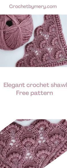 Crocheted Shawls, Crochet Shawl Free, Crochet Wraps, Corner Crochet, Poncho Crochet, Elegant Crochet, Crochet Shawl Pattern, Crochet Shawl Pattern Free, Mode Crochet