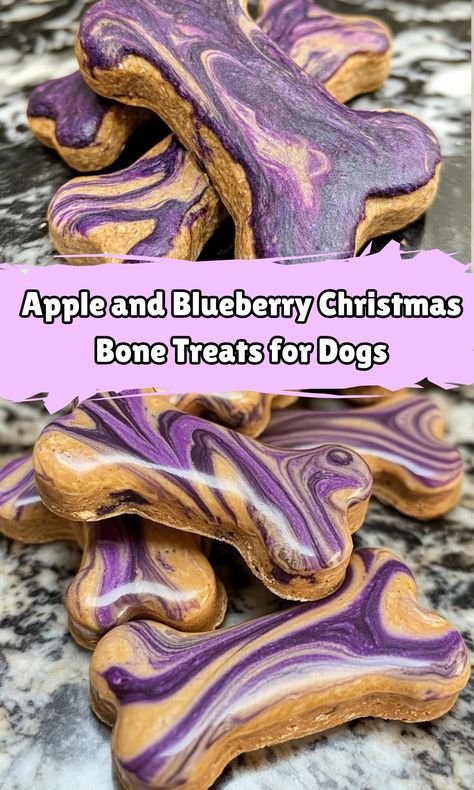 Peppermint Dog Treats, Apple And Blueberry Dog Treats, Baked Puppy Treats, Dog Friendly Baked Goods, Oven Baked Dog Treats, Cake Pops For Dogs Recipe, Blueberry Dog Biscuits, Baked Treats For Dogs, Fruit Treats For Dogs