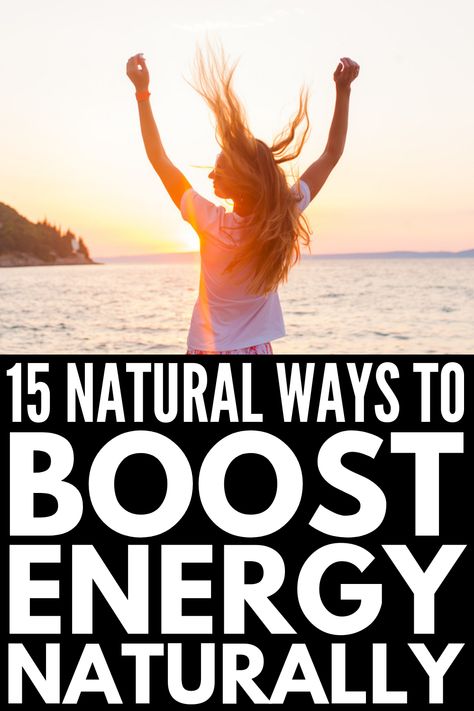 15 Natural Ways to Boost Your Energy | Want to know how to kickstart your energy naturally? We’re sharing 15 tips and ideas to help you feel more energized in the mornings and beyond without relying on coffee and other sources of caffeine. Diet and fitness are great natural energy boosters, but there are tons of other simple tweaks you can make to your daily routine to help you feel more alert and productive. Click to find out more! #energybooster #wakeup #wakeuprefreshed #havemoreenergy Restore Your Energy, Natural Ways To Boost Energy, How To Get More Energy Naturally, How To Increase Energy Levels, Natural Energy Boosters For Women, How To Boost Energy, Shrimp Benefits, Health Benefits Of Grapefruit, Energy In The Morning