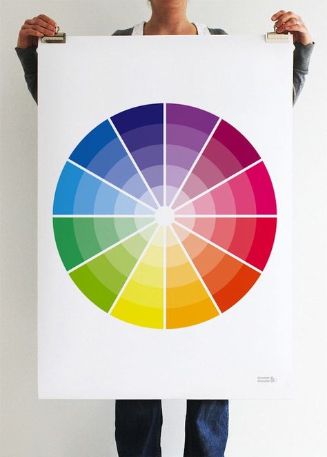 Color Wheel Art, Colorful Posters, Colour Wheel, Color Scale, Beautiful Spaces, Color Harmony, Art Drawings For Kids, Good Design, Color Wheel