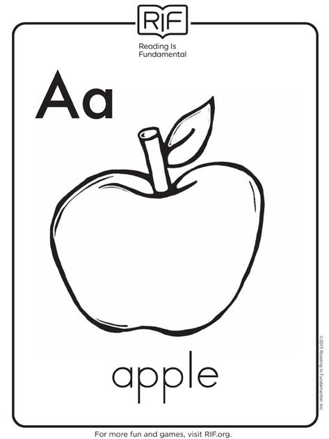 Letter A Coloring Pages, Abc Coloring Pages, Preschool Coloring Pages, Abc Coloring, Thanksgiving Coloring Pages, The Letter A, Apple Coloring, Printable Alphabet, Alphabet Coloring Pages