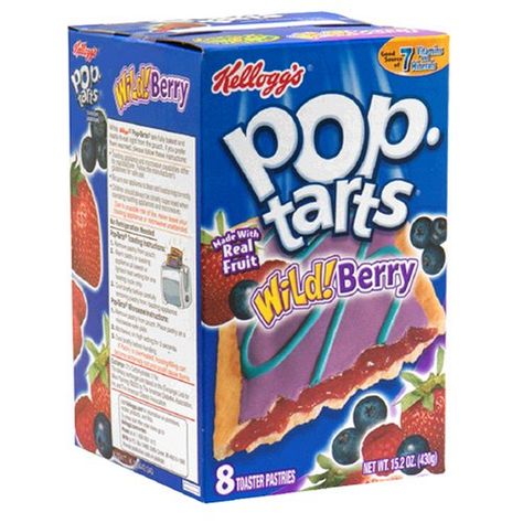 Pop-Tarts, Wild! Berry, 8-Count Boxes (Pack of 12) - http://sleepychef.com/pop-tarts-wild-berry-8-count-boxes-pack-of-12/ Toaster Pastries, Pop Tart Flavors, 90s Food, Dried Pears, Toaster Pastry, Food Boxes, Pop Tart, Pastry Crust, Dried Apples