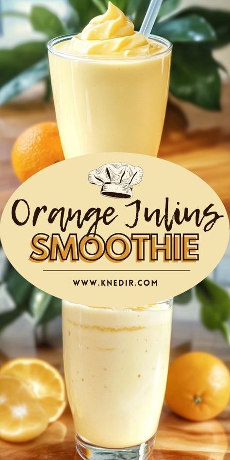 🍊 Beat the heat with this 4-Ingredient Orange Creamsicle Smoothie! 🧡 Packed with Vitamin C and naturally sweetened, it’s the perfect refreshing treat for breakfast or a healthy snack. Ready in minutes, this smoothie gives you the taste of summer with every sip! ☀️ Save this pin and enjoy a boost of energy with every delicious sip, guilt-free! #orangesmoothie #healthysmoothies #vitamincboost 🍹🍊 Orange Juice Yogurt Smoothie, Smoothy Ideas, Cream Cheese Smoothie, Spring Smoothies, Christmas Smoothie, Orange Creamsicle Smoothie, Orange Julius Smoothie, Orange Julius Recipe, Orange Juice Smoothie