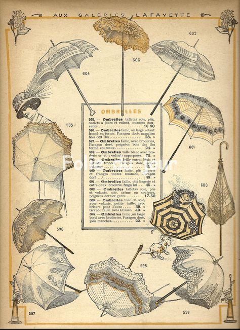 Vintage french Fashion Plate Galeries Lafayette - Belle epoque Ombrelle. $19.00, via Etsy. Galerie Lafayette Paris, Umbrella Vintage, Vintage French Fashion, Marco Vintage, Madeleine Vionnet, French Vogue, Vintage Umbrella, Fashion Umbrella, Jeanne Lanvin