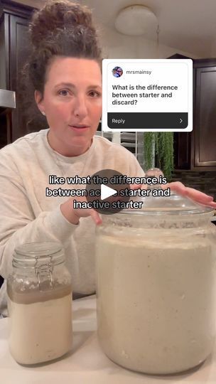 Best Sourdough Starter Jar, Jars For Sourdough Starter, Reactivating Sourdough Starter, Active Starter Sourdough Recipes, Active Sourdough Starter Recipes, Yeast Cookies, Pie Crust Crackers, Sourdough Jar, Discard Muffins