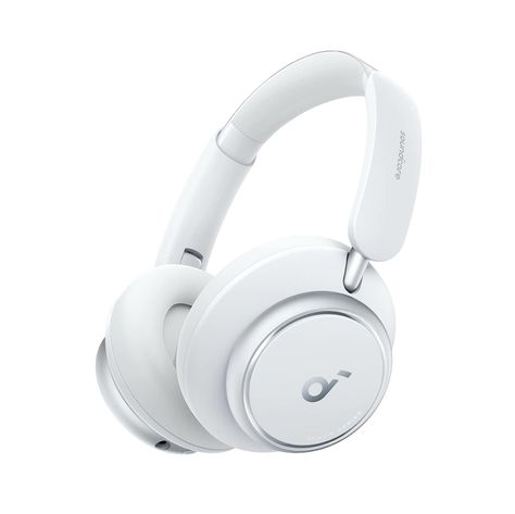 Discover the ultimate auditory experience with these wireless headphones. Immerse yourself in rich sound while enjoying unbeatable comfort and hassle-free Bluetooth connectivity. White Bluetooth Headphones, Soundcore Headphones, Alain De Botton, Headphones White, Phone Camera Lens, Earbuds Case, White Headphones, Headphone Case, Sports Headphones