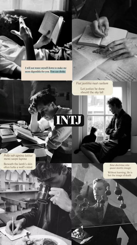 Intj mbtk Intj Aesthetic Dark Academia, Intj Aesthetic Wallpaper, Intj Core Aesthetic, Intj Moodboard, Intj Man, Intj Personality Aesthetic, Dark Academia Sketch, Intj Facts, Jackie Core