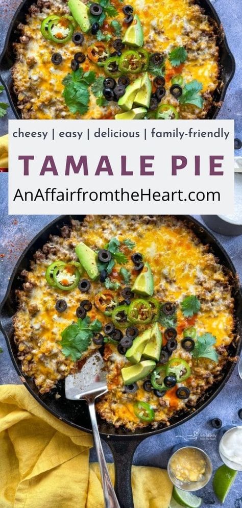 Tomallies Pie, Tamale Casserole With Jiffy, Vegetarian Tamale Pie, Black Bean Tamale Pie, Tamale Pie With Polenta, Tamale Pie Casserole, Easy Tamale Pie, Tamale Pie With Masa, Skillet Tamale Pie