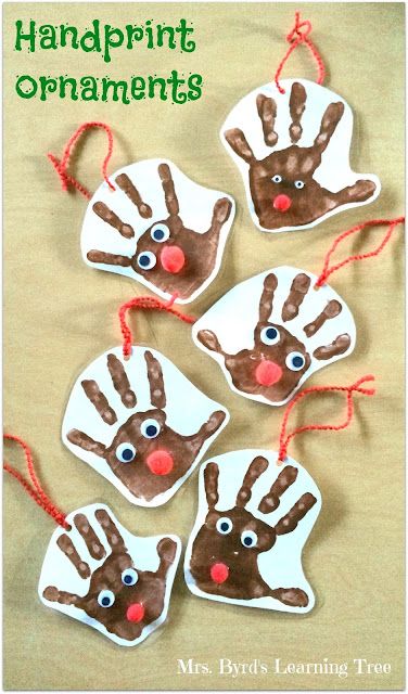 Holidays around the World with Baby Christmas Crafts, Handprint Ornaments, December Crafts, Christmas Crafts For Toddlers, Preschool Christmas Crafts, Christmas Kindergarten, Toddler Arts And Crafts, Christmas Arts And Crafts, Holidays Around The World