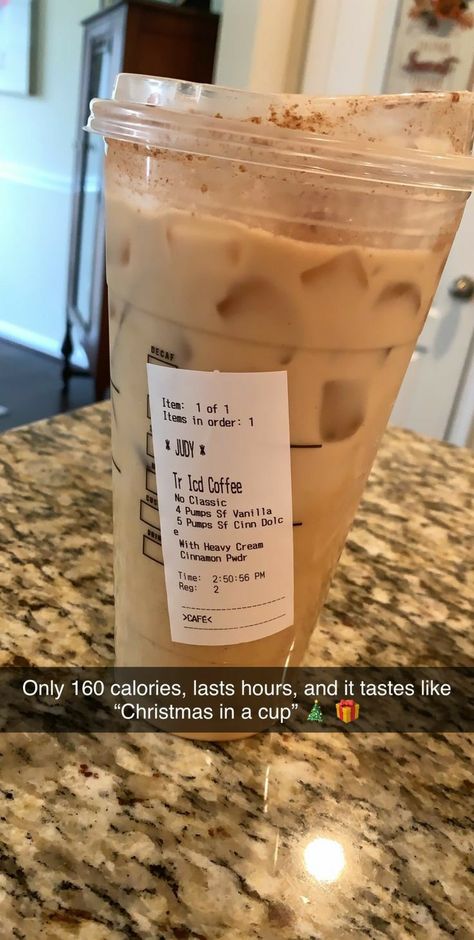 Fat Coffee, Coffee Orders, Cold Starbucks Drinks, Secret Starbucks Recipes, Iced Starbucks Drinks, Coffee Recipes Starbucks, Healthy Starbucks Drinks, Secret Starbucks Drinks, Starbucks Orders