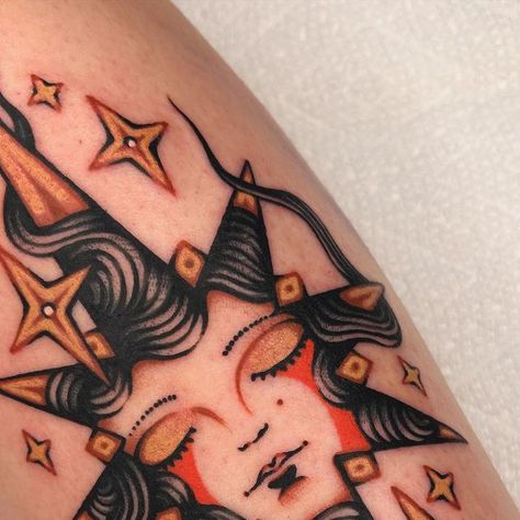 ✿ clara ✿ on Instagram: "Merci Jade ✨" Traditional Tattoo Face, Lisbon Tattoo, Rad Tattoos, Traditional Black Tattoo, Traditional Goth, Goth Tattoo, Creepy Tattoos, Gothic Tattoo, Japanese Tattoos