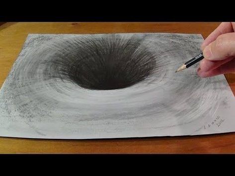 Black Hole Gif, Black Hole Theory, Black Holes And Revelations, Black Hole Tattoo, Black Hole Wallpaper, Black Holes In Space, Hole Drawing, Galaxy Drawings, Pavement Art