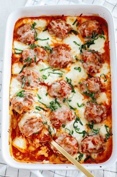 This Cheesy Keto Meatball Casserole is delicious and super filling with homemade meatballs topped with creamy ricotta cheese, mozzarella and parmesan for the perfect low carb meal your whole family will enjoy! Ricotta Cheese Recipes Keto, Healthy Recipes With Ricotta Cheese, Keto Recipes With Ricotta Cheese, Meatballs And Ricotta, Meatballs With Ricotta Cheese, Keto Meatball Casserole, Keto Meatballs, Cheesy Meatballs, Meatball Dinner