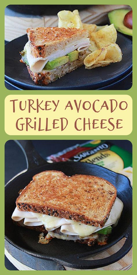 Our Turkey Avocado Grilled Cheese Recipe is a luscious spin on the classic grilled cheese sandwich. This turkey cheese sandwich has it all! You will only need a few ingredients: whole grain bread, Italian cheese slices, all-natural turkey, avocado, olive oil, and oil tapenade. So easy! So good. || cookingwithruthie.com #grilledcheese #grilledcheesesandwich #sandwichrecipe #turkey #avocado #grilledcheeserecipe Turkey Avocado Melt, Avocado And Turkey Sandwich, Turkey Grilled Cheese Sandwich, Turkey Apple Grilled Cheese, Turkey Bacon Avocado Grilled Cheese, Grilled Turkey Avocado Sandwich, Turkey Cheese Sandwich, Turkey Avocado Sandwich, Guacamole Grilled Cheese