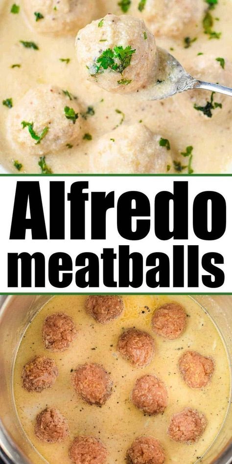 Instant Pot alfredo meatballs are packed with flavor and make the best appetizer or meal when you pair it with noodles. These delicious alfredo meatballs are made with simple ingredients that come together to make a tasty appetizer for parties or holidays. Homemade alfredo meatballs pair well with pasta for a delicious dinner or lunch. Try this recipe today! Instant Pot Alfredo, Alfredo Meatballs, Frozen Meatballs Crockpot, Meatballs Instant Pot, Crock Pot Meatballs, Homemade Alfredo, Homemade Meatballs, Homemade Alfredo Sauce, Best Appetizer