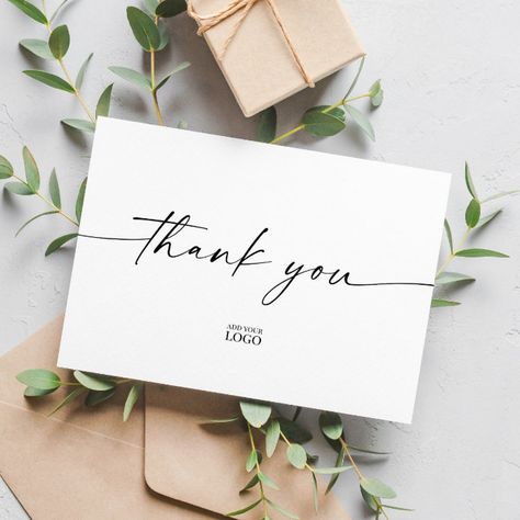 Business Thank You Notes, Canva Design Ideas, Small Business Cards, Thank You Card Design, Quotes Tumblr, Business Thank You Cards, Thank You Note Cards, Minimalist Business Cards, Photography Packaging