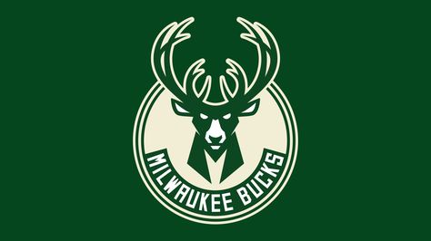 New Logo | Milwaukee Bucks Milwaukee Bucks Wallpaper, Hooligans Football, Bucks Basketball, Bucks Logo, Nba Logos, Sports Wallpaper, Painting Table, Nfl Flag, Fc Logo