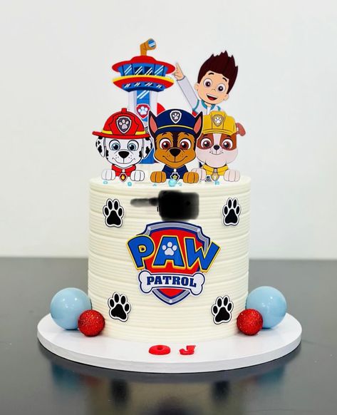 Paw Patrol Cake Topper Free Printable, Marshall Cake Paw Patrol, Paw Patrol Cake Boy, Simple Paw Patrol Cake, Paw Patrol Birthday Cakes, Paw Patrol Cake Ideas, Paw Patrol Cakes, Paw Patrol Birthday Cake Boys, Pastel Paw Patrol