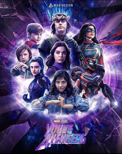 Iman Vellani, Marvel Young Avengers, America Chavez, Marvel Movie Posters, New Movie Posters, Concept Poster, Marvel Superhero Posters, Marvel Images, Iron Heart