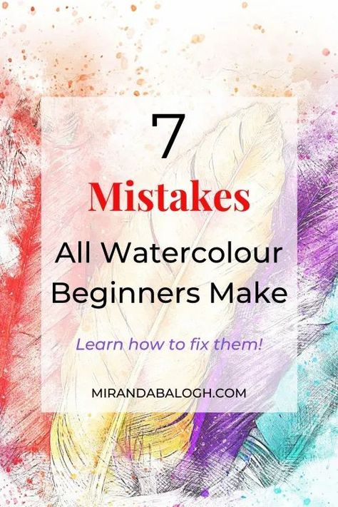 Simple Watercolour Tutorial, Watercolour Easy Tutorial, Paint Ideas Watercolor, Water Colour Practice, Simple Watercolor For Beginners, Water Colouring For Beginners, Large Watercolor Painting Ideas, Best Watercolor Tutorials, Watercolour Tips For Beginners