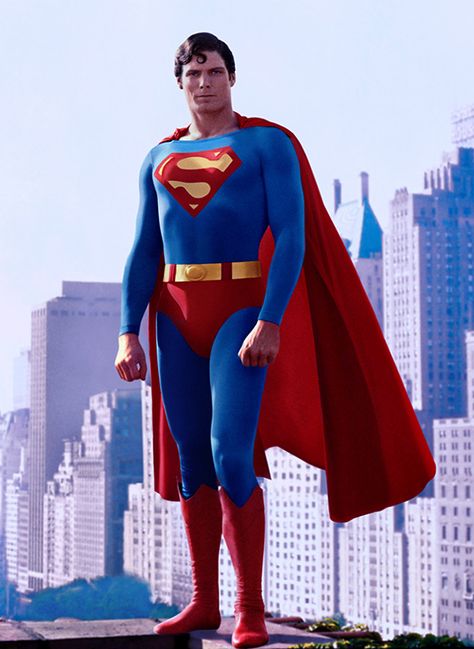 . Iron Man Image, Superman Photos, First Superman, Superman Costume, Christopher Reeve Superman, Superman Film, Gena Rowlands, Superman Costumes, Michelangelo Antonioni