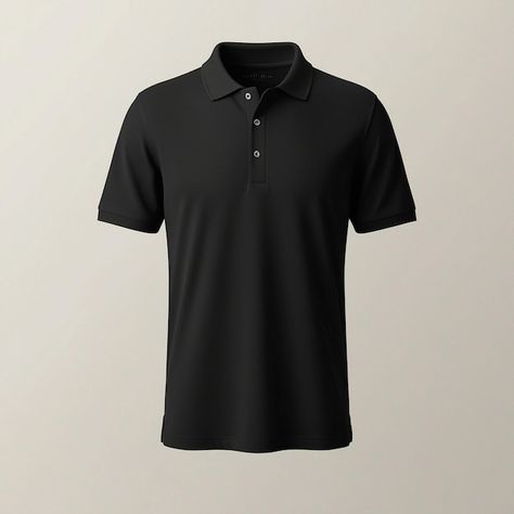 Photo classic black polo shirt mockup ti... | Premium Photo #Freepik #photo Polo Shirt Mockup, Black Polo T Shirt, Ti Shirt, Photo Classic, Polo Shirt Design, Black Polo Shirt, Free Business Card Mockup, Blank T Shirts, Shirt Template