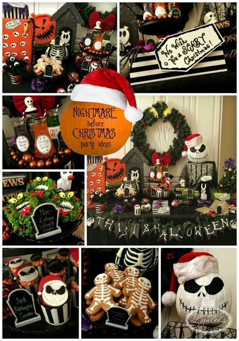 Nightmare before Christmas party ideas. I love the man eating wreath treats! Nightmare Before Christmas Party Ideas, Nightmare Before Christmas Christmas, Nightmare Before Christmas Birthday, Nightmare Before Christmas Party, Nightmare Before Christmas Pumpkin, Nightmare Before Christmas Tree, Nightmare Before Christmas Nails, Nightmare Before Christmas Tattoo, Nightmare Before Christmas Wallpaper