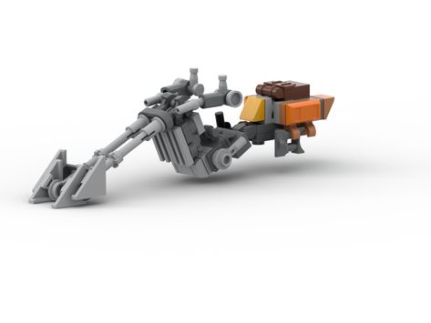 Lego Star Wars Speeder Moc, Lego Speeder Bike, Lego Tools, Lego Star Wars Ships, Lego Speeder, Lego Starship, Lego Rebrickable, Lego Mini Builds, Star Wars Speeder