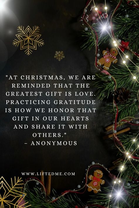 By practicing gratitude during Christmas, you spread joy in a world that can feel overwhelming. The positive energy you create can uplift others, starting a chain of kindness and appreciation. Celebrate this season with a heart full of gratitude. Remember, the true essence of Christmas is the love we share and the appreciation we express. Christmas Gratitude Quotes, Christmas Meme, December Winter, Practicing Gratitude, Christmas Memes, Christmas Quote, Small Acts Of Kindness, Quotes About New Year, How To Improve Relationship