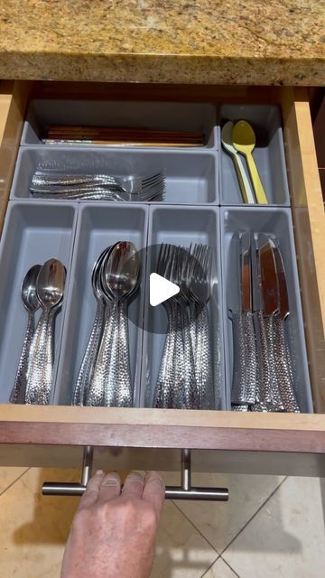 Cutlery Drawer Organization, Deep Drawer Organization, Kitchen Gadgets Organization, Kitchen Drawer Dividers, Cutlery Drawer, Cutlery Storage, Drawer Inserts, Kitchen Drawer Organization, Cutlery Tray