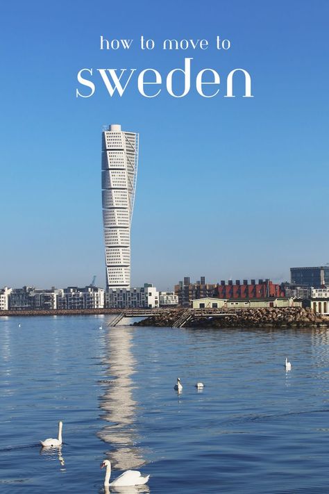 Famous landmark in Malmo, Sweden. Learn Swedish, Opening A Bank Account, Signed Contract, Permanent Residence, Move Abroad, Gothenburg, European Travel, Capital City, New Chapter