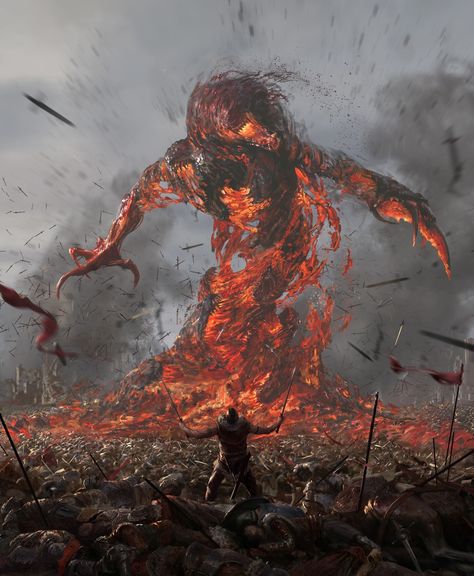 ArtStation - Magic the Gathering: "Fury" Post Apocalyptic Art, Dnd Magic, Cool Monsters, Fantasy Life, 다크 판타지, Occult Art, Monster Concept Art, Fantasy Setting, Fantasy Monster