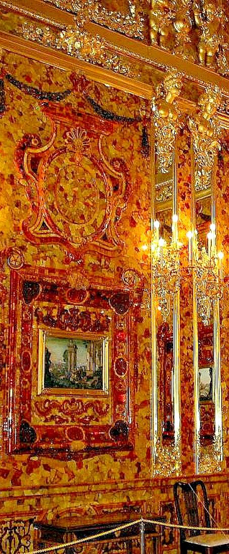 THE ROMANOVS RESIDENCES ~ Amber Room of the residence of Empress Catherine II in Pushkin Tsarskoye Selo, the 18th century The Amber Room, Amber Room Russia, Catherine Palace, Amber Room, Catherine Ii, Russia Travel, Catherine The Great, Russian History, The Romanovs