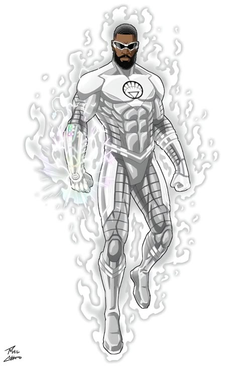 White_Lantern White Lantern Dc, Dc Lantern Oc, Earth 27 Dc, Green Lantern Characters, White Lantern Corps, Dc Lantern Corps, Lantern Rings, Script Doctor, Lantern Tattoo