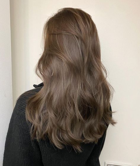 Cool Tone Brown Hair, Lighter Brown Hair, Teddy Bear Hair, Cool Brown Hair, Fresh Cuts, Korean Hair Color, Brown Hair Looks, Brown Hair Inspo, Brown Hair Dye