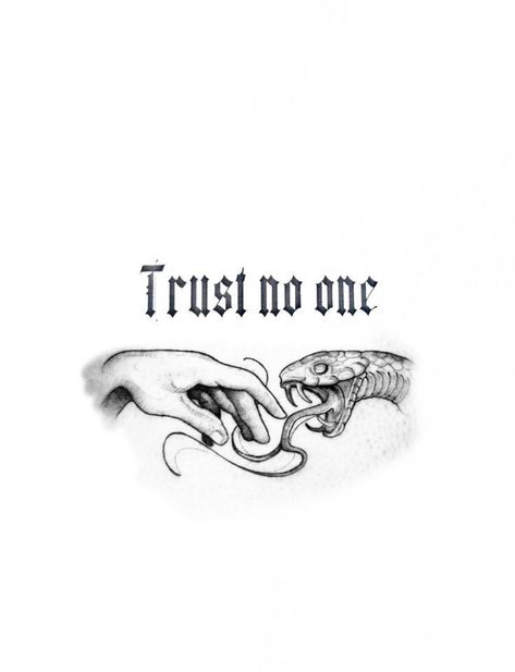 No Heart Tattoo, No Trust Tattoo, Trust No One Wallpaper, Trust Nobody Tattoo, Confused Tattoo, Tattoo Trust No One, Trust No One Tattoo Design, Betrayal Tattoo, Trust No One Tattoo Ideas