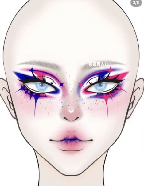 Preshower Makeup Ideas, Easy Drag Makeup, Yellow And Black Makeup, Gender Fluid Makeup, Artistry Makeup Looks, Hard Makeup Looks, Unique Makeup Looks Creative, Kawaii Eyeshadow, Extravagant Makeup Looks