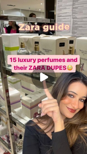 Nina Jain | Makeup and Fashion on Instagram: "Comment “Details” to get all the links to zara perfumes!  15 LUXURY FRAGRANCES that ZARA has duped!!  All of these fragrances were present in most zara stores. The prices here are listed for 90ml of luxuxy perfume/zara perfume!🥹🥹 Which one is your favourite?" Zara Tokyo Perfume, Zara Deep Garden Perfume, Zara Parfum For Women, Zara Tuberose Perfume, Zara Duplicate Perfume, Best Zara Perfume For Women, Zara Amber Fusion, Zara Perfume Duplicates, Zara Lightly Bloom