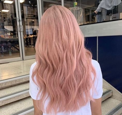 Light Pink Straight Hair, Titanium Rose Hair, Milk Tea Pink Hair Color, Milk Tea Pink Hair, Light Pink Blonde Hair, Milky Pink Hair, Pinkish Blonde Hair, Beige Pink Hair, Muted Pink Hair