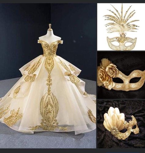 Anime Royal Dress, Masquerade Ball Gowns Elegant With Mask, Symmetrical Pictures, Mascarade Ball Outfit, Dress For Ball, Quince Decorations Ideas, Masquerade Outfit Ideas, Prom Masquerade, Mascarade Ball