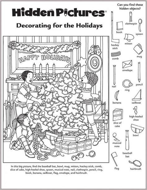 Hidden Pictures Printables, Hidden Picture Games, Highlights Hidden Pictures, Hidden Object Puzzles, Hidden Picture Puzzles, Christmas Worksheets, Hidden Images, Hidden Pictures, Hidden Objects